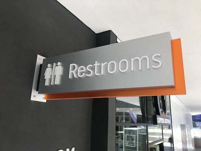 Signage for Bathrooms in Charlotte