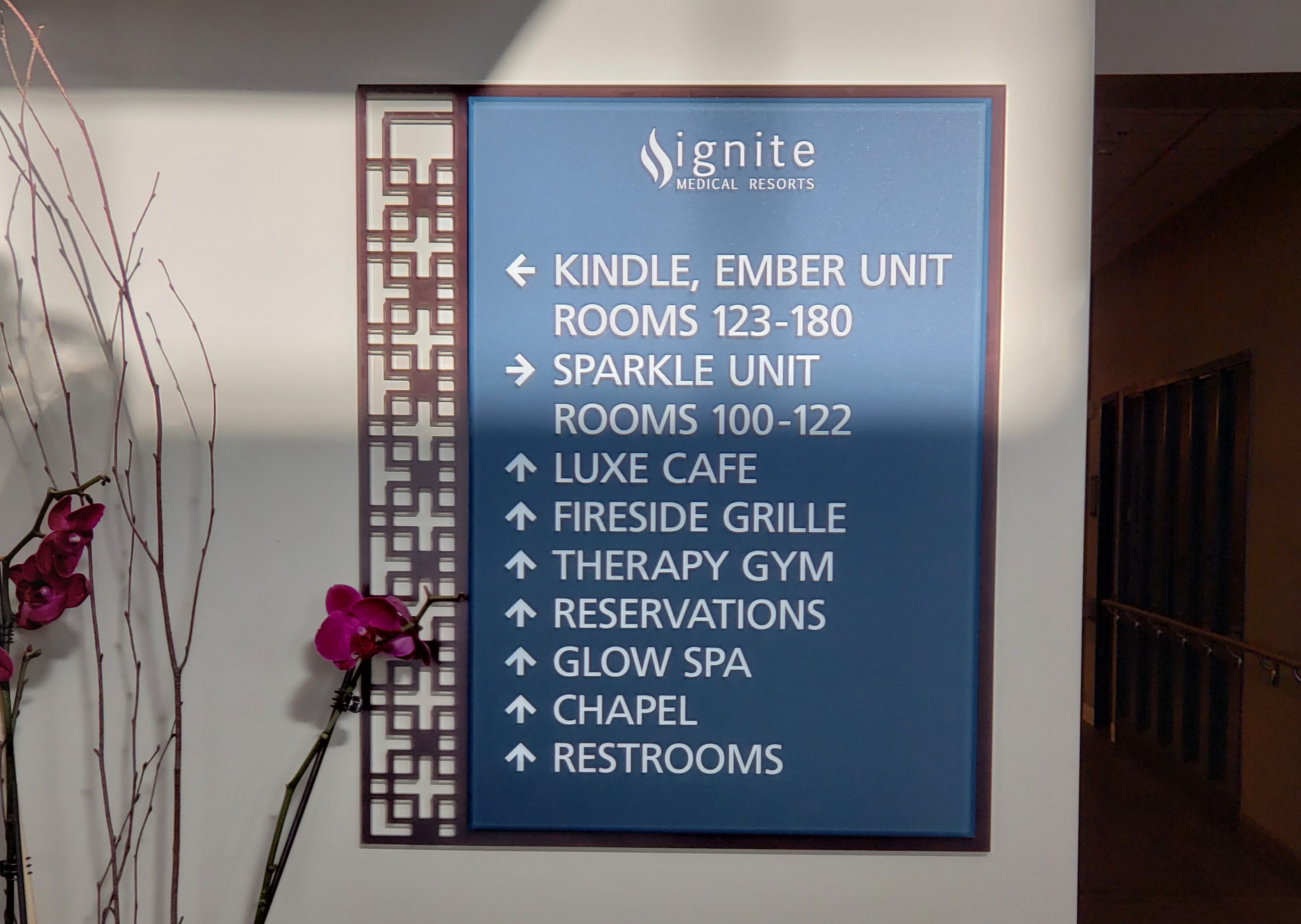Health Clinic Directory Sign