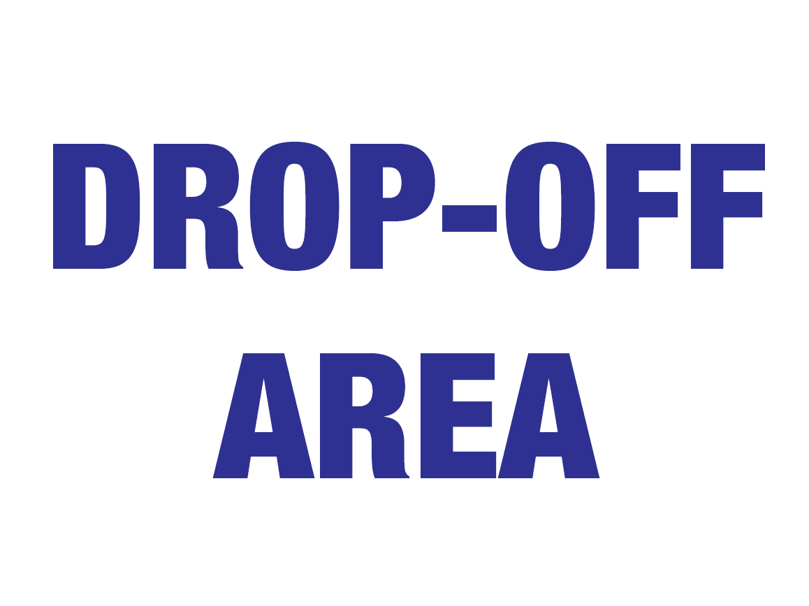 Drop-off Area Sign