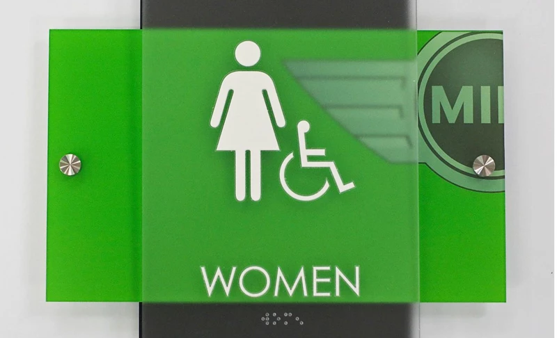 Signage for Bathrooms in San Jose
