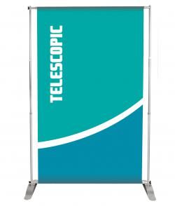 telescopic banner stand