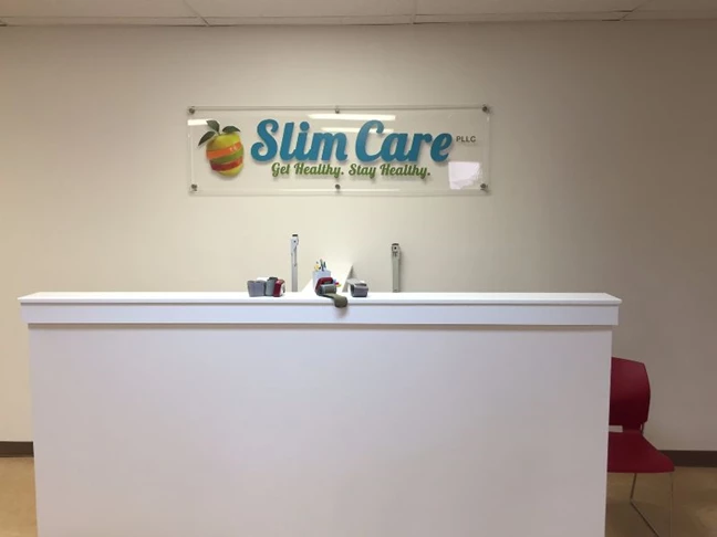 Slim Care Standoff Sign | Reception Area Sign | Hospital & Medical Clinic Signs | Tulsa