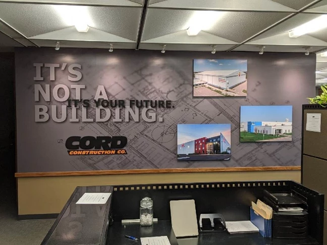 Wall Graphics and Murals | Reception Area Signs | Construction Signs | Rockford, IL