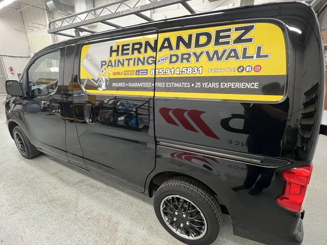 Vehicle Wraps | Professional Services Signs | Rockford, IL | Vinyl | Hernandez Painting and Drywall | Signs Rockford