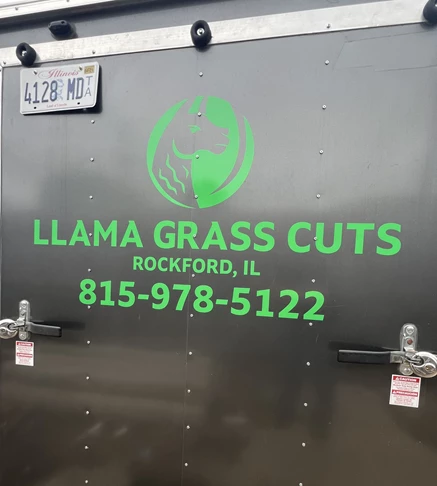 Vehicle Lettering | Landscaping & Lawn Maintenance Signage | Rockford, IL | Vinyl | Vinyl Graphics | Rockford Signs