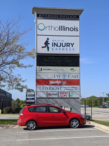 Pylon Signs | LED & Electric Signs for Business | Healthcare Clinic and Practice Signs | Rockford, IL