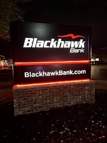 Monument Signs | Banking & Financial Institution Signs | Rockford, IL | Aluminum