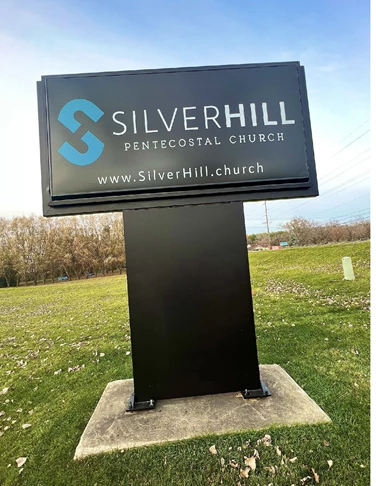 Monument Signs | Banking & Financial Institution Signs | Rockford, IL | Aluminum | SilverHill.com | Custom Signs | Custom Signage | Outdoor Signage