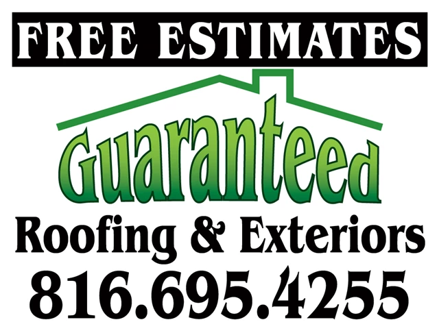 Yard Sign | Roofing and Exteriors Company | Construction | Contractor