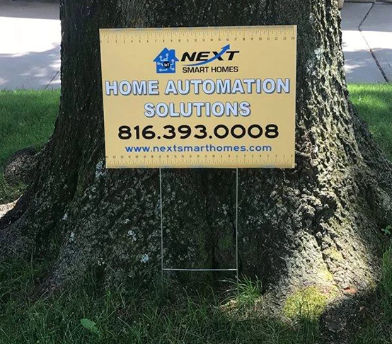 Next Smart Homes | Home Automation Solutions | Real Estate Yard Sign | Kansas City, MO