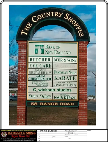 Directory Signs | Monument Signs | Property Management | Windham, NH