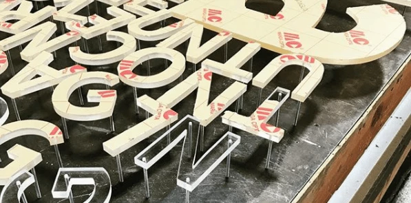 lv wooden letters