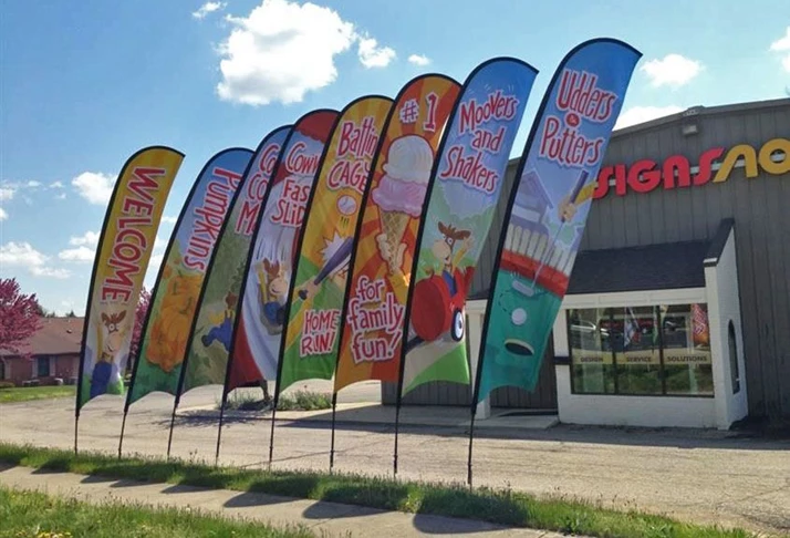 Feather Flags & Flutter Flags in Branson
