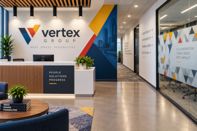 From Blank Walls to Branded Spaces: The Power of Large Format Graphics