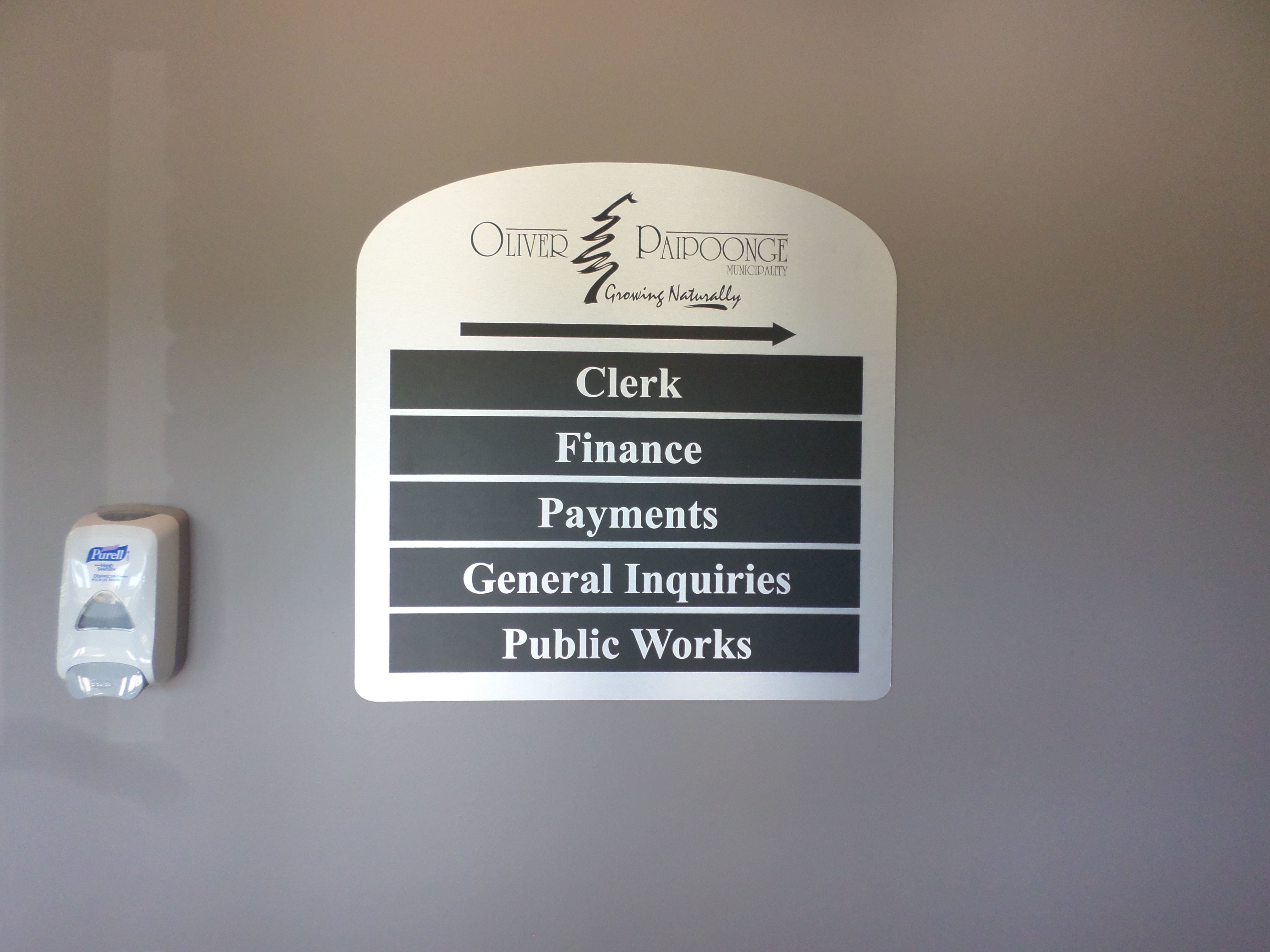 directory office sign