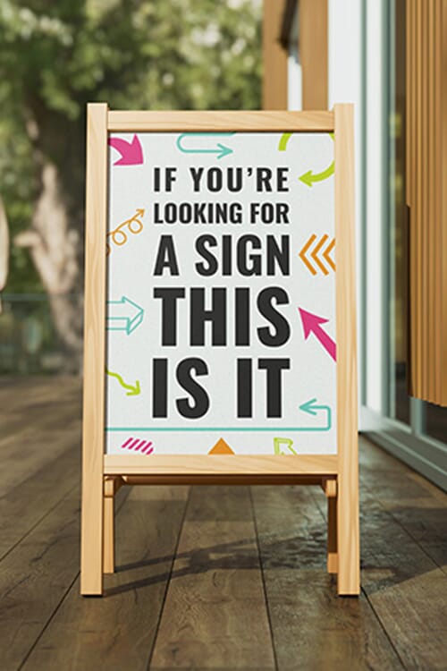 From Dull to Dynamic: When to replace your static signs with A-frames