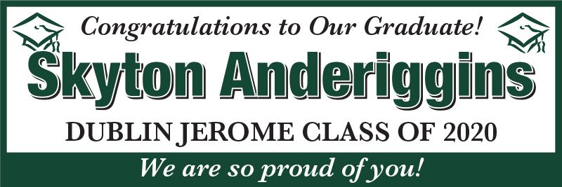Graduation Banners from Signs Now Newark
