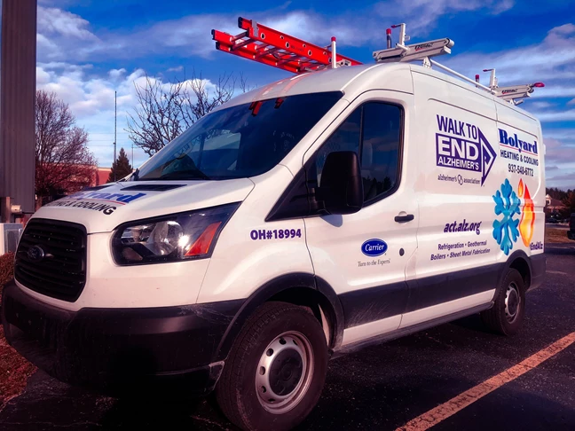 Bolyard Heating & Cooling | Alzheimer's Awareness | Heating & Cooling | Partial Vehicle Wraps | Truck & Trailer Wraps | Professional Services Signs | Dayton, OH