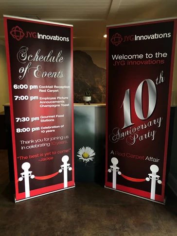 Banner Stand | Orient 800 | Event Banners | Interior Signage | Trade Show Display Stands | Custom Graphics & Vinyl Decals | Corporate Signs | Dayton, OH