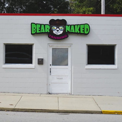 Bear Naked Tanning | Channel Letters | Wall Letters | Professional Services Signs | Dayton, OH