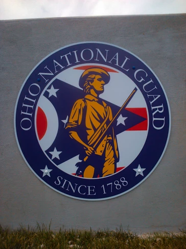 Ohio National Guard Armory | Shield | Aluminum Signs | Exterior Signs | Government and Municipal Signs | Kettering, OH