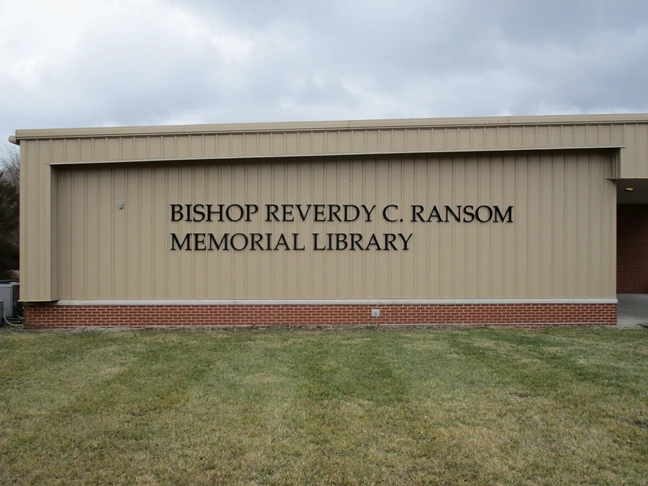Payne Theological Seminary | Bishop Reverdy C Ransom Library | Dimensional Lettering | Aluminum Signs | Schools, Colleges & Universities Signs | Wilberforce Ohio