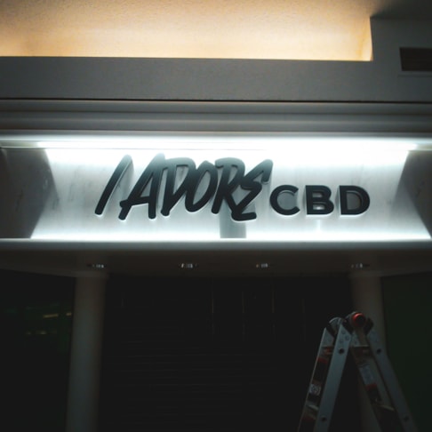 CBD | Gatorfoam | Dimensional Lettering | Corporate Branding Signs | Retail Signs & Point of Purchase Graphics | Beavercreek, OH |