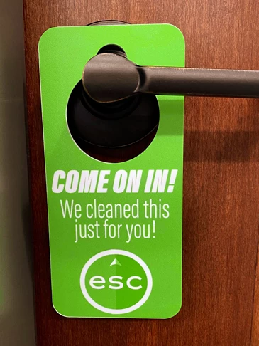 Hamilton County ESC | Door Hangers | PVCSocial Distancing Signs | Health and Hygiene Signs | Schools, Colleges & Universities | Hamilton, OH