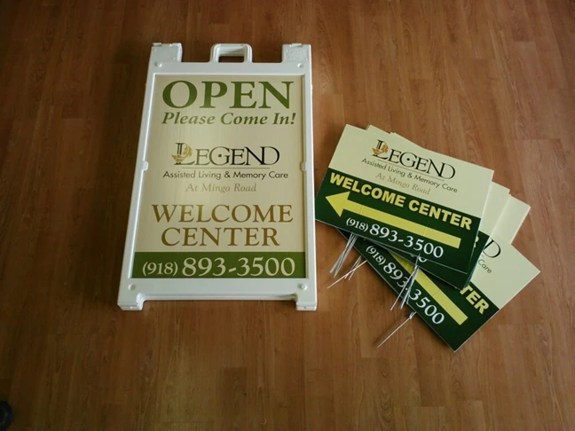 A-frame Retail Store Signs | A-frame Wayfinding Signs | Hospital & Medical Clinic Signs