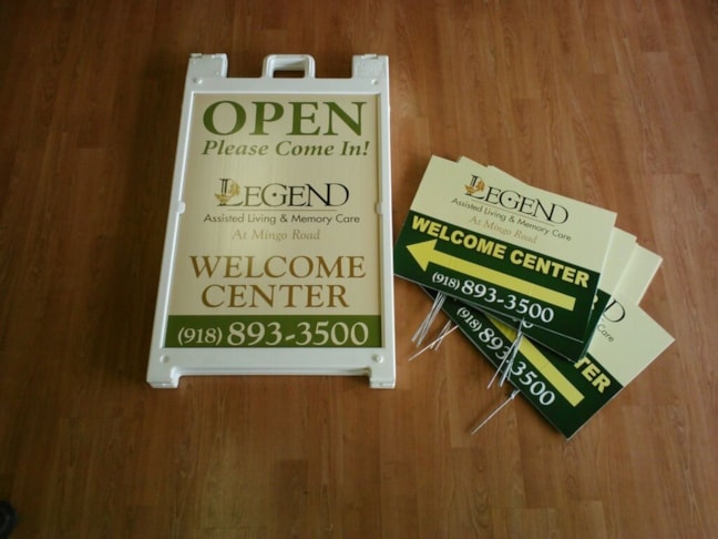 A-frame Retail Store Signs | A-frame Wayfinding Signs | Hospital & Medical Clinic Signs