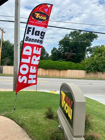 Feather Flags | Retail Signs | Tulsa, OK | Fabric