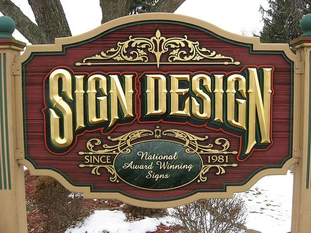 Cedar and Redwood Signs