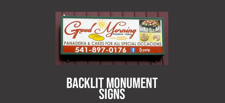 Backlit Monument Signs