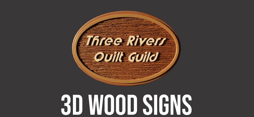 3D Wood Signs