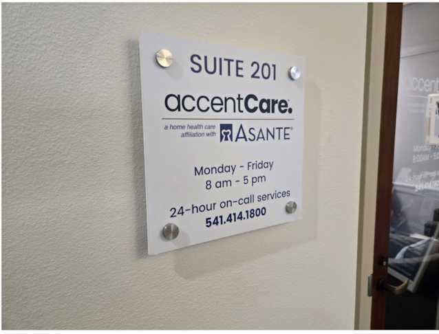 Custom Sign Printing | Healthcare Clinic and Practice Signs | Medford, Oregon | Acrylic