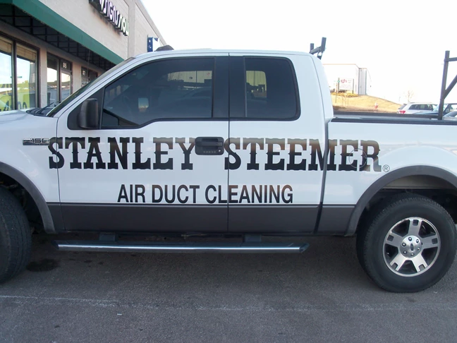 Vehicle Graphics & Lettering for Air Duct Cleaning Service