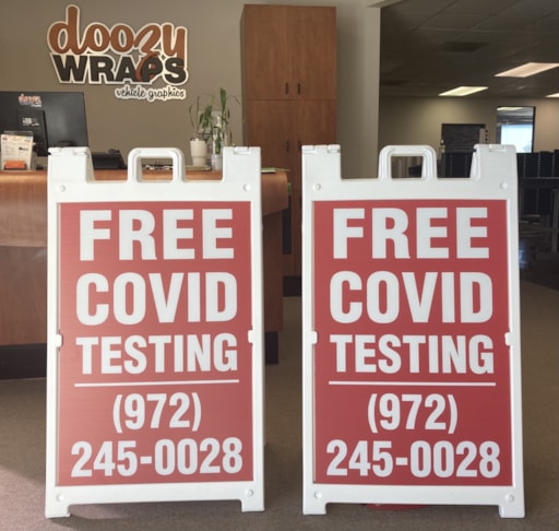 A-Frame Signs in Dallas A-Frame Signs in Dallas