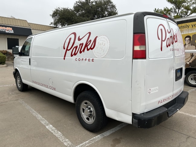 Parks Coffee Fleet Graphics | Restaurant & Food Service Signs | Carrollton, Texas | Vinyl Parks Coffee Fleet Graphics | Restaurant & Food Service Signs | Carrollton, Texas | Vinyl