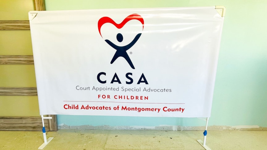 Banner Stands in The Woodlands