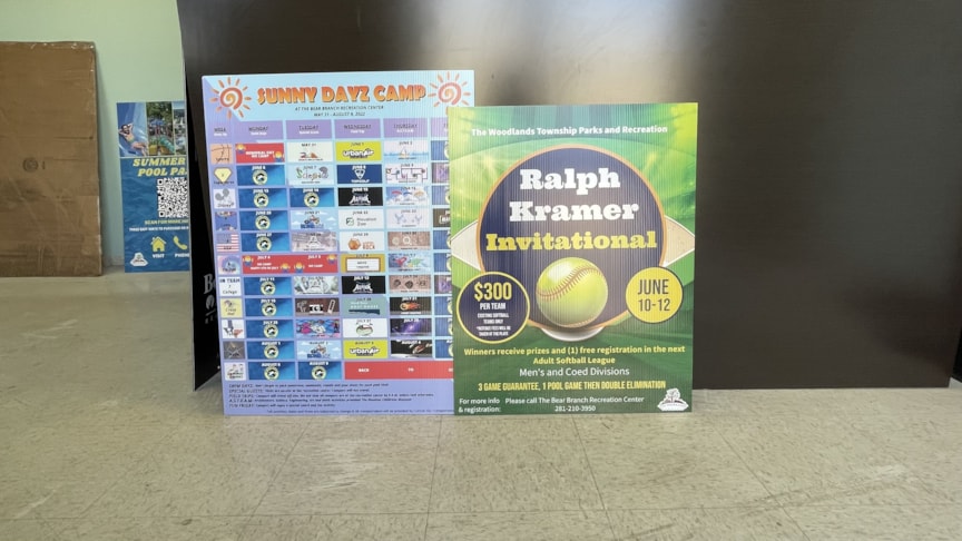 A-Frame Signs in The Woodlands