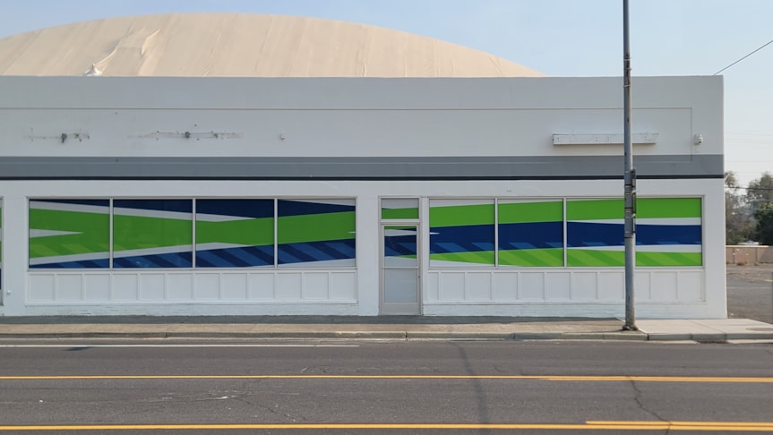 Perforated Window Graphics