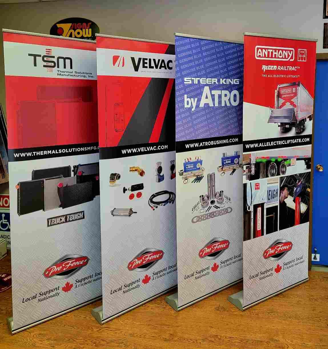 Banner Stands in Winnipeg Signs Now Winnipeg