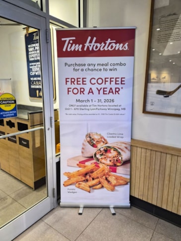 Banner Stands in Winnipeg