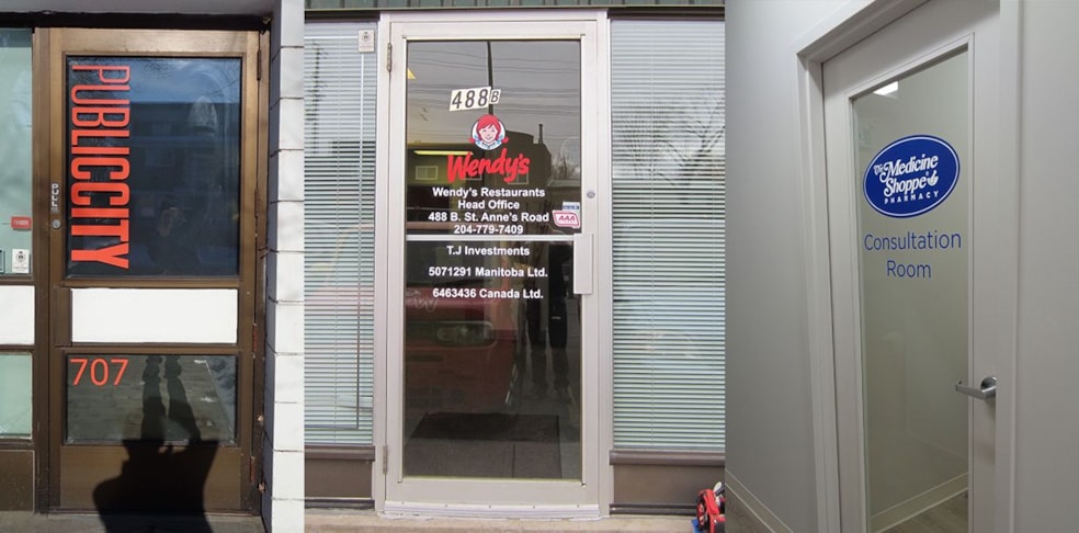 Vinyl Lettering in Winnipeg Vinyl Lettering in Winnipeg