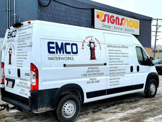 Vehicle Graphics and Lettering | Professional Services Signs | Winnipeg, Manitoba | Vinyl