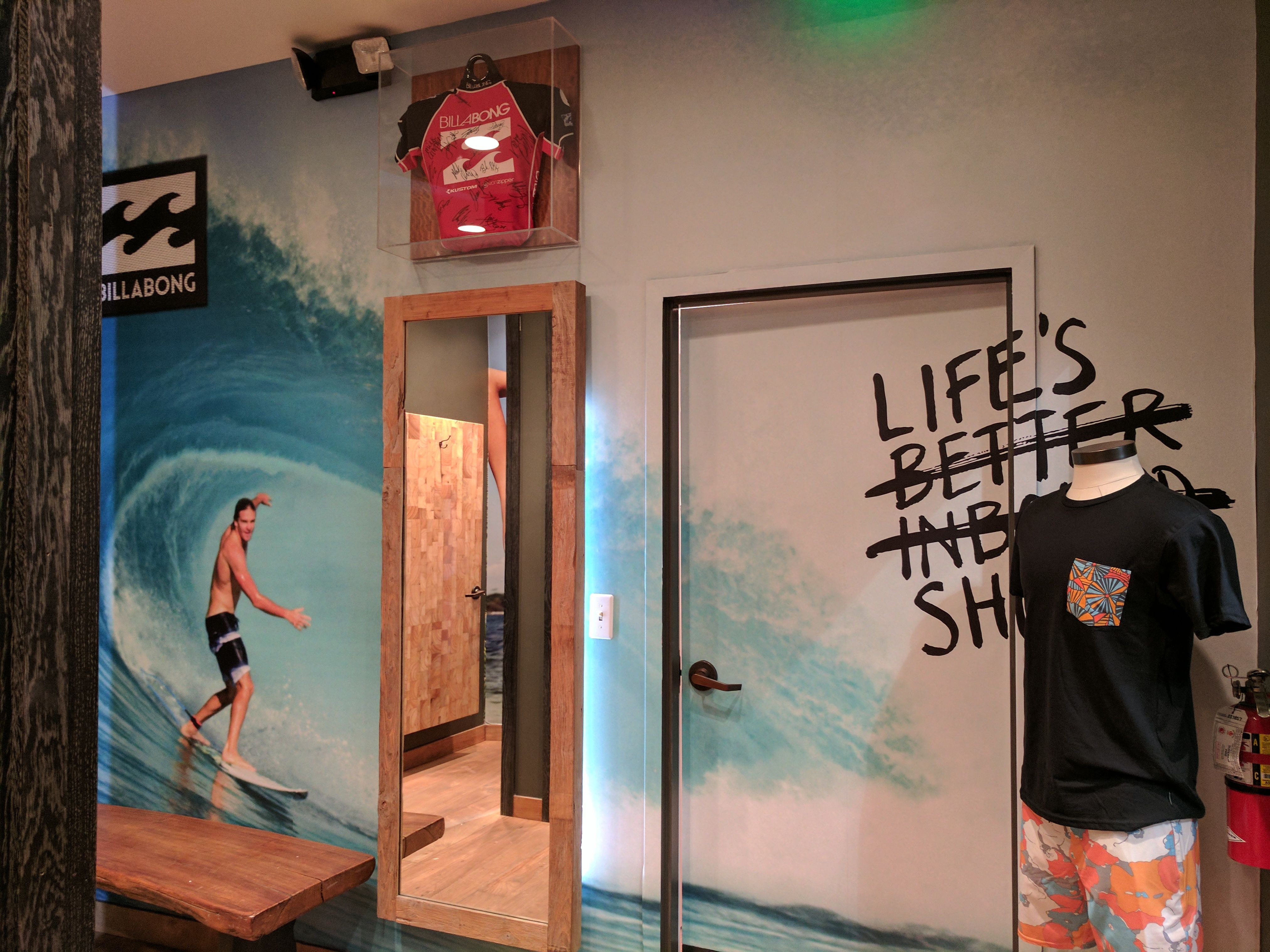 wall graphics to create a sales environment