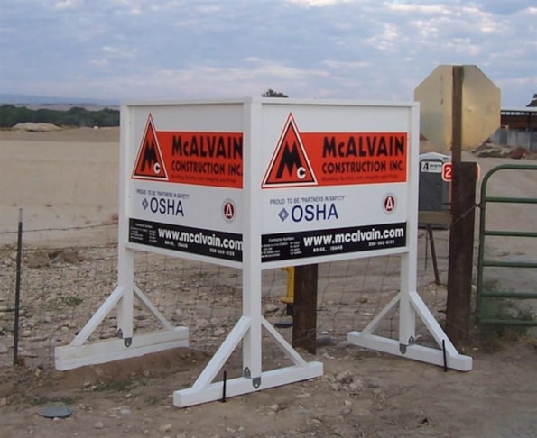 Podding Signs Post and Panel Signs