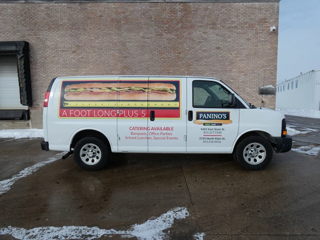 Custom Vehicle Graphics and Lettering | Restaurant & Food Service Signs | Rockford, IL