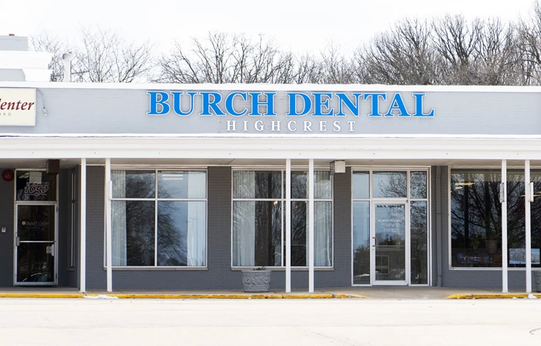3D Signs & Dimensional Logos | Dentist, Orthodontist and Oral Surgeon Signs | Rockford, IL | Aluminum | Burch Dental | Channel Letters | Outdoor Sign | Business Sign