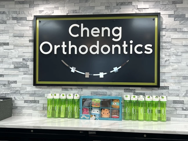 3D Signs & Dimensional Logos | Dentist, Orthodontist and Oral Surgeon Signs | Rockford, IL | Top Rated Sign Shop | Cheng Orthodontics | Reception Sign | Lobby Sign